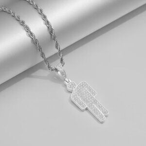 Blohsh Necklace (White) silver necklace - Billie Eilish - Concert - Y2K